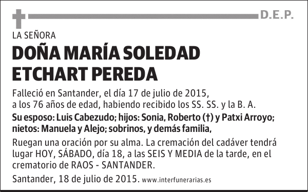 María Soledad Etchart Pereda