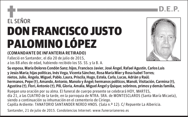 Francisco Justo Palomino López
