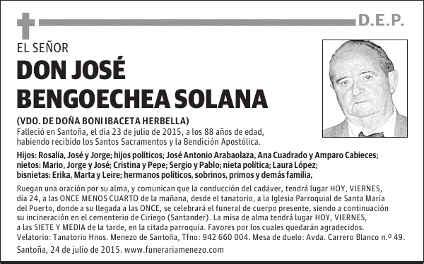 José Bengoechea Solana