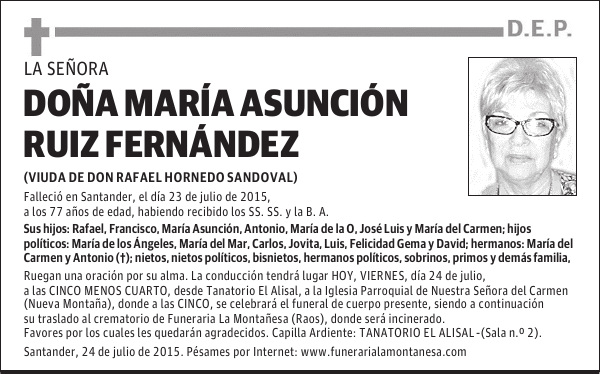María Asunción Ruiz Fernández