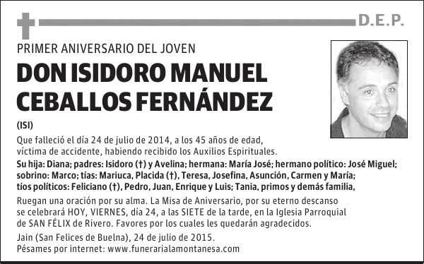 Isidoro Manuel Ceballos Fernández