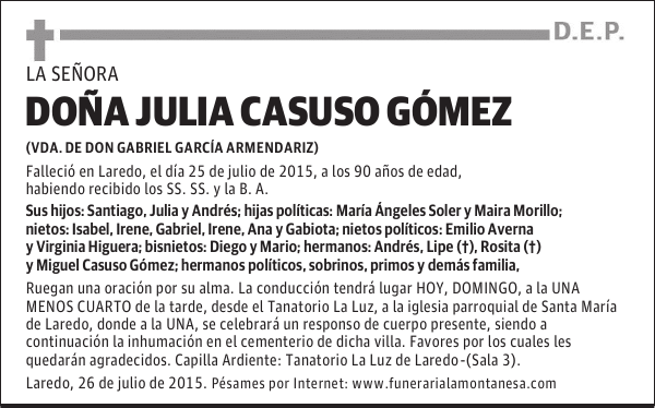 Julia Casuso Gómez