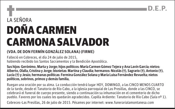 Carmen Carmona Salvador