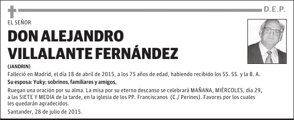 Alejandro Villalante Fernández
