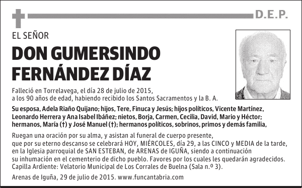 Gumersinso Fernández Díaz