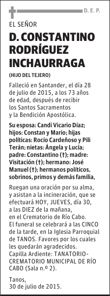 Constantino Rodríguez Inchaurraga