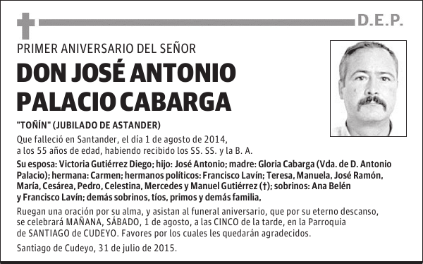 Jose Antonio Palacio Cabarga