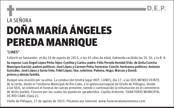 María Ángeles Pereda Manrique