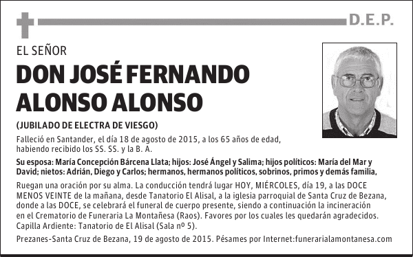 José Fernando Alonso Alonso