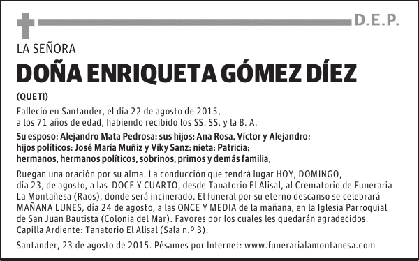 Enriqueta Gómez Díez