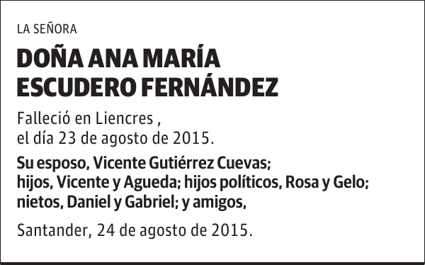 Ana María Escudero Fernández