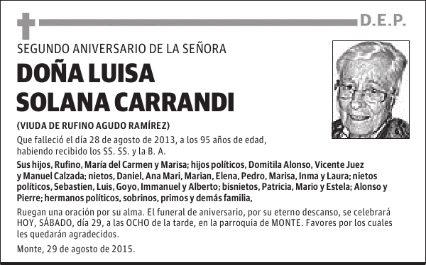 Luisa Solana Carrandi