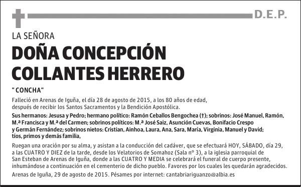 CONCEPCIÓN COLLANTES HERRERO