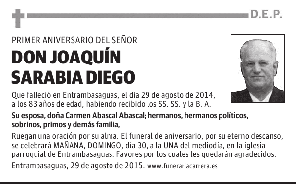 JOAQUÍN SARABIA DIEGO