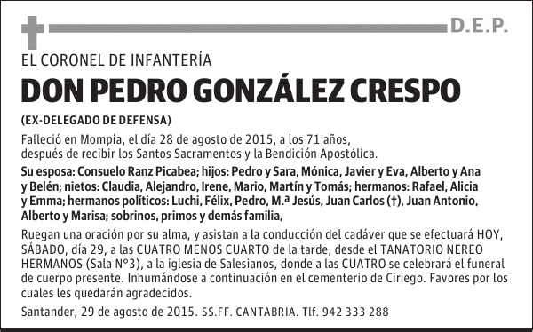PEDRO GONZALEZ