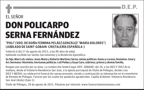 Policarpo Serna Fernández