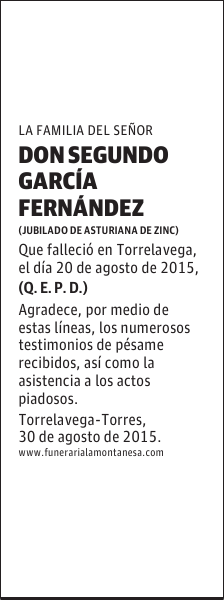 Segundo García Fernández