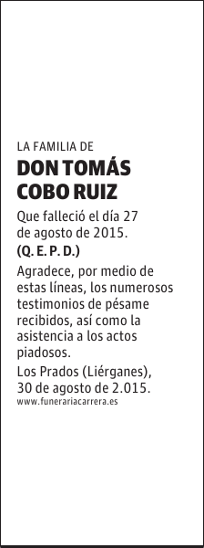 TOMAS COBO RUIZ