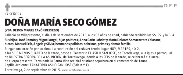 María Seco Gómez