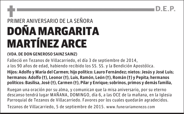 Margarita Martínez Arce