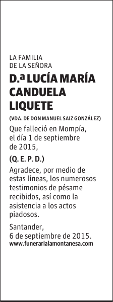 Lucía María Canduela Liquete