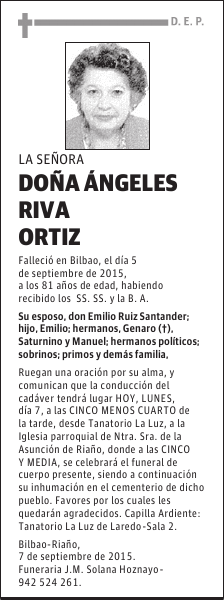 Ángeles Riva Ortiz