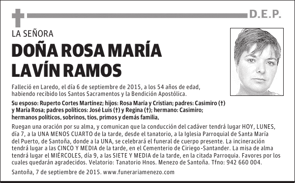 Rosa María Lavín Ramos