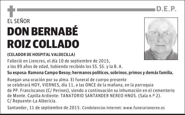 BERNABE ROIZ COLLADO