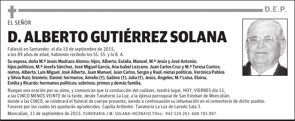 Alberto Gutiérrez Solana