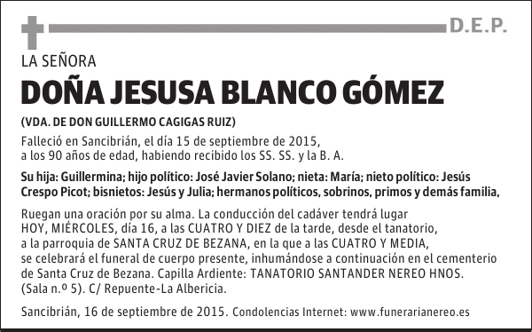 Jesusa Gómez Blanco