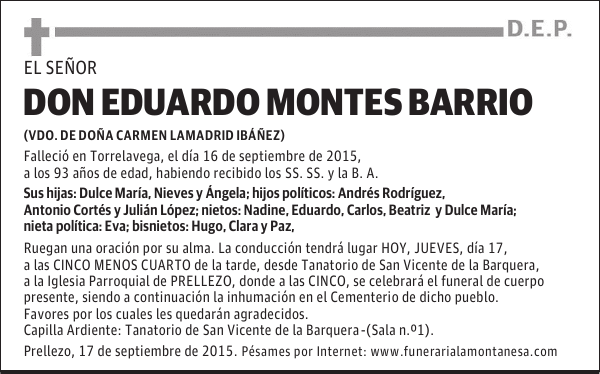 Eduardo Montes Barrio