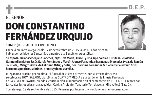 Constantino Fernández Urquijo