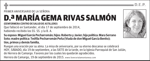 María Gema Rivas Salmón