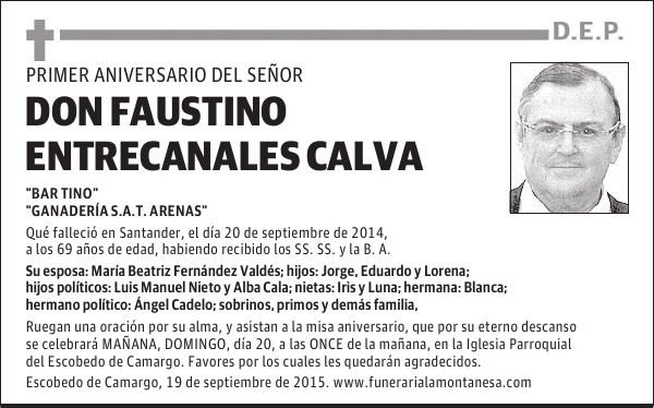 Faustino Entrecanales Calva
