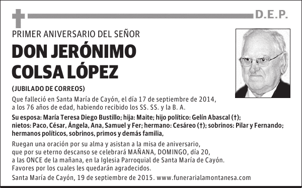 Jerónimo Colsa López