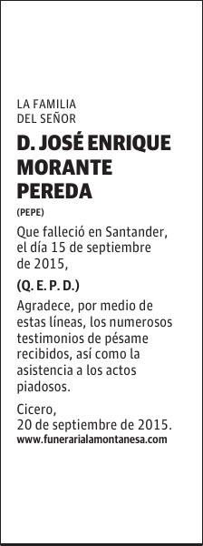 José Enrique Morante Pereda