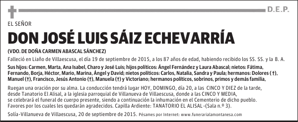 José Luis Sáiz Echevarria