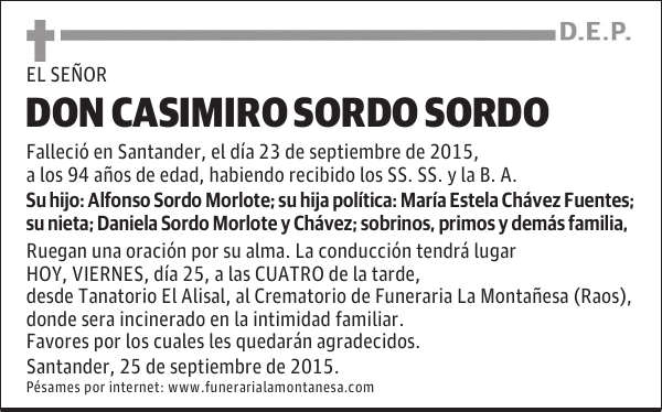Casimiro Sordo Sordo
