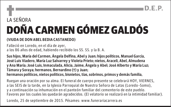 Carmen Gómez Galdós