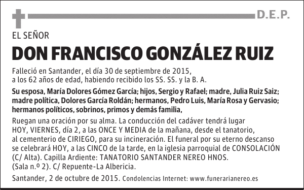 Francisco González Ruiz