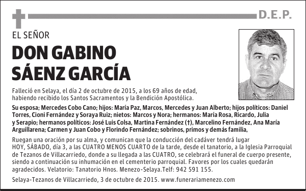 Gabino Sáenz García