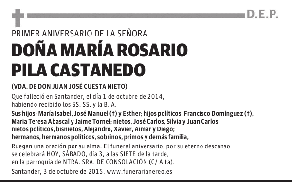 María del Rosario Pila Castanedo