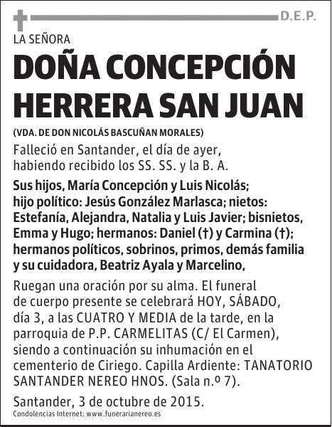Concepción Herrera San Juan