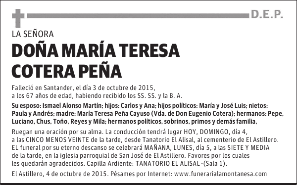 María Teresa Cotera Peña