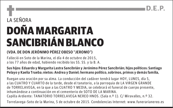 Margarita Sancibrián Blanco