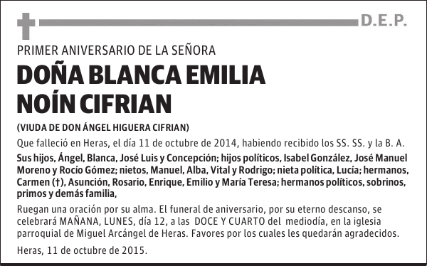 BLANCA EMILIA NOÍN CIFRIAN