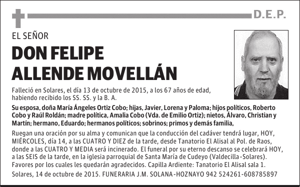 FELIPE ALLENDE MOVELLÁN