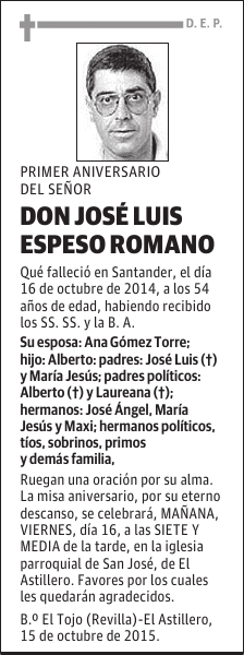 José Luis Espeso Romano