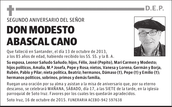 Modesto Abascal Cano