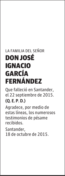 JOSE IGNACIO GARCIA FERNANDEZ